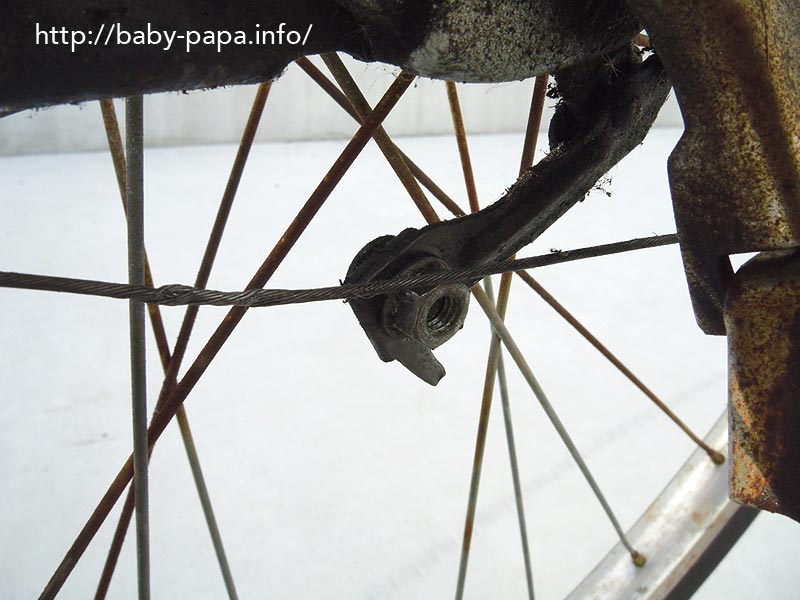 自転車（ママチャリ）のブレーキワイヤー交換方法！前輪＆後輪同時レビュー Baby Papa！