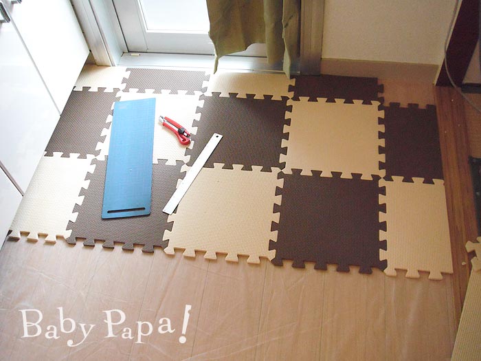 DIY】クッションフロア+ジョイントマットで防水＆防音！赤ちゃんの床の防音対策を紹介！ | Baby Papa！